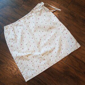 90's *VINTAGE* Liz Claiborne- 100% Cotton floral wrap skirt with pockets…